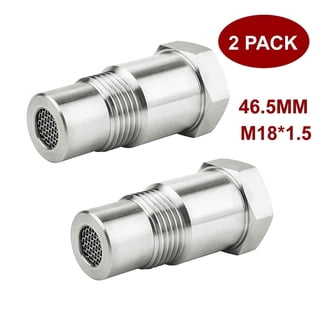 2pcs Car Oxygen Sensor Accessories Stainless Steel Oxygen Sensor Replacements