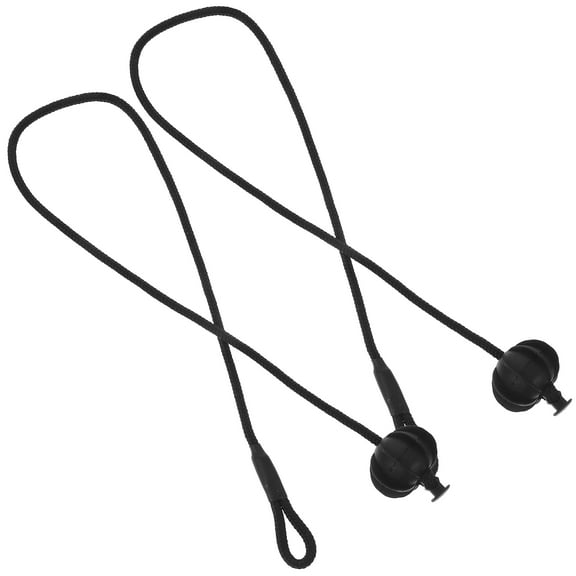 2pcs Car Rear Trunk Tie Straps Rear Trunk Parcel Shelf String Strap Trunk Storage Lift Strap