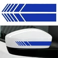 thumbnail image 1 of 2pcs Car Rear View Mirror Stickers Decor DIY Car Body Sticker Side Decal Stripe Decals SUV Vinyl Graphic Blue, 1 of 8