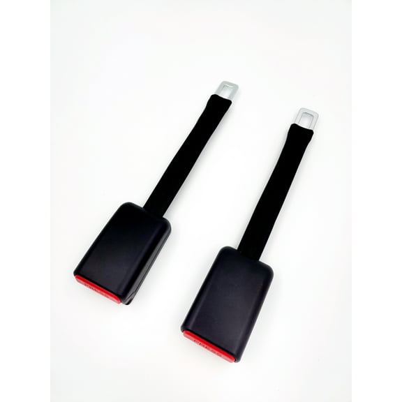 2pcs Car Safety Seat Belt Extender Seatbelt Adapter Extension Stra Clip 10inch