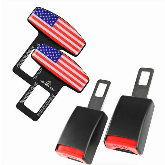 Hunlyman 2pcs Car Seat Belt Clip,2PCS Polyester Seat Belt Extender,Auto Seatbelt Extender,Comfortable and Convenient For Car Seat Universal