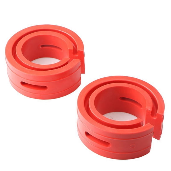 2pcs Car Shock Absorber Red Rubber Spring Power Shock Absorber Car Universal Tuning Accessories Type F
