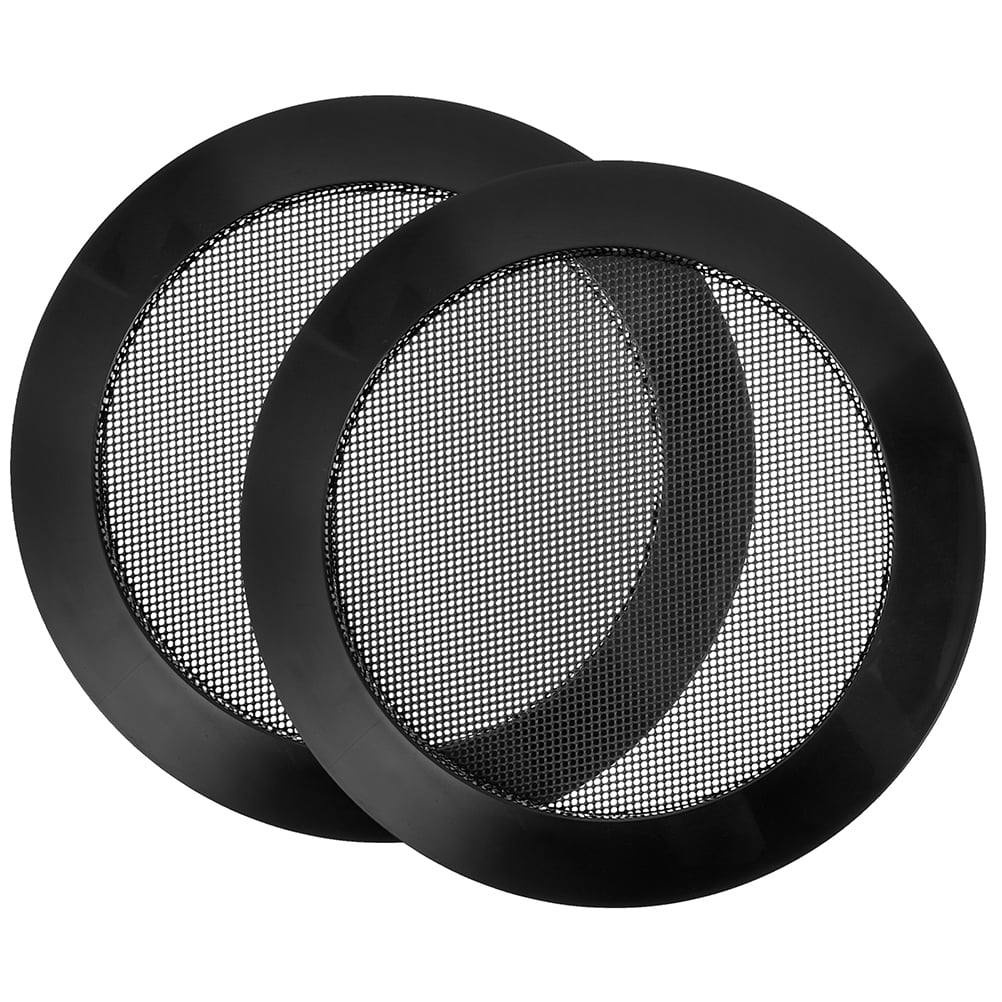 2pcs Car Speaker Grill Covers Subwoofer Speaker Covers Protector Guards