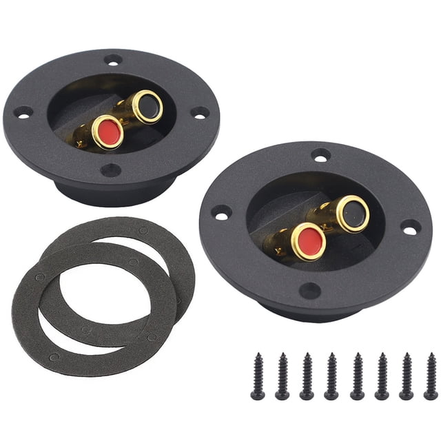 2pcs Car Stereo Speaker Box Terminal Speaker Wire Connector 2way
