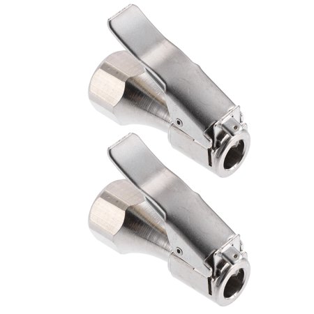 2pcs Car Tire Chuck with Clip Tire Chuck Clip Adapter Air Chuck Tire Inflator Connect Accessories