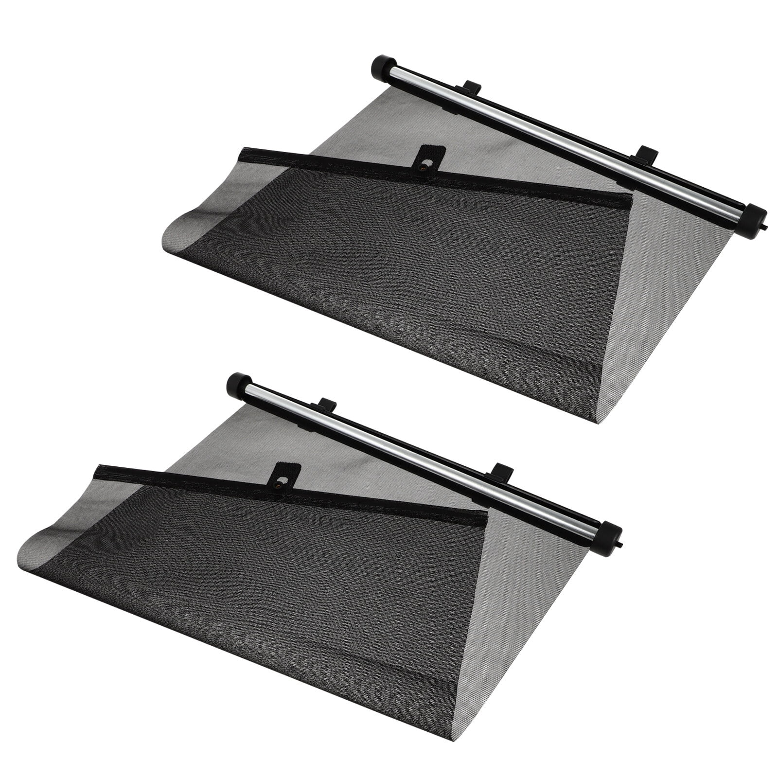 2pcs Car Window Shade Safety UVB Rays Block Sunshield Vents Sun Louvers Roller Shutters