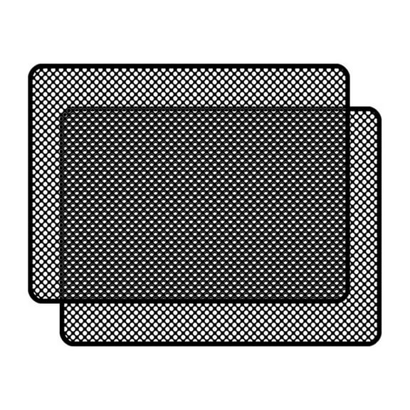 2pcs Car Windshield Sun Shade - Mesh Static Cling Window Stickers for Front Window, Blocks UV Rays, Keeps Cool, 15" x 17"