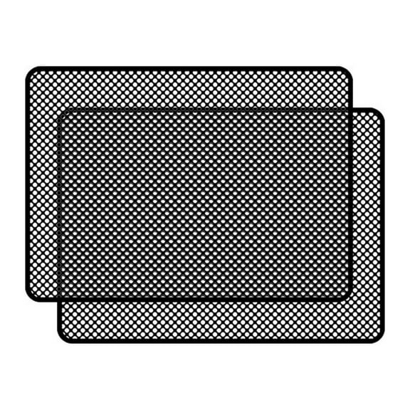 2pcs Car Windshield Sun Shade - Mesh Window Stickers for Privacy & Heat Insulation, 15.7"x11.8" Black