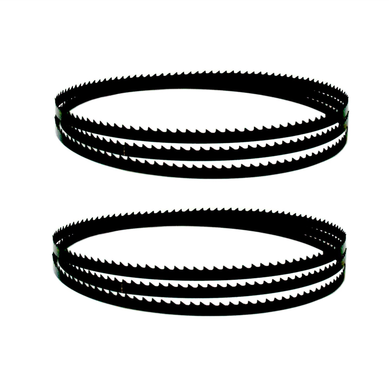 2 Lames De Scie à Ruban Pour Bois - Dimensions 1425 X 6.35 X 0.35 Mm - TPI 10 - Acier Carbone SK5 - Pour Bricolage