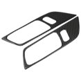 thumbnail image 1 of 2pcs Carbon Fiber Car Side Door Handles Bowl Interior Decoration Cover Trim for Ford for Mustang 2015-2020 Black, 1 of 7