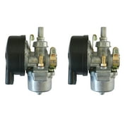 2pcs المكربن ل 49cc 50cc 60cc 66cc 80cc 2 محرك السكتة الدماغية دراجة نارية دراجة آلية دراجة