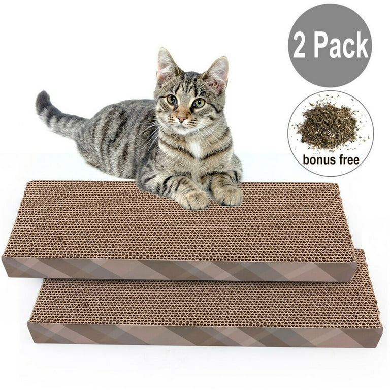 Cat scratching cardboard block outlet