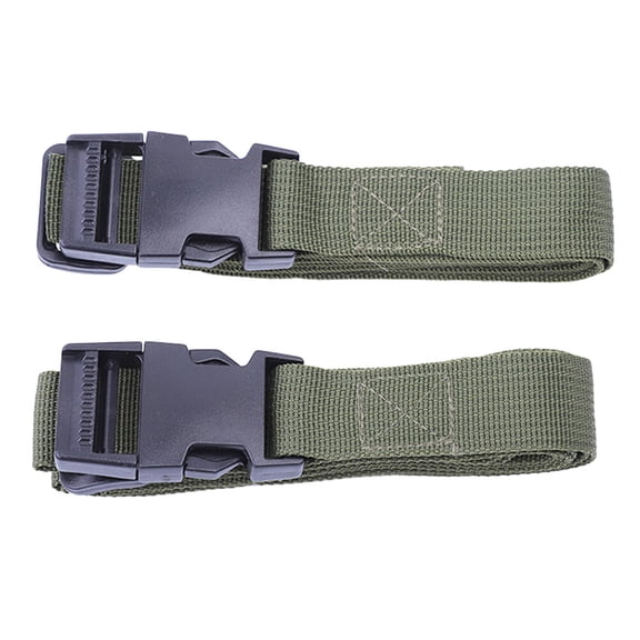 2-Pack Heavy Duty Adjustable Cargo Tie Down Straps for Luggage, Camping, Travel, and Outdoor Use Fastening