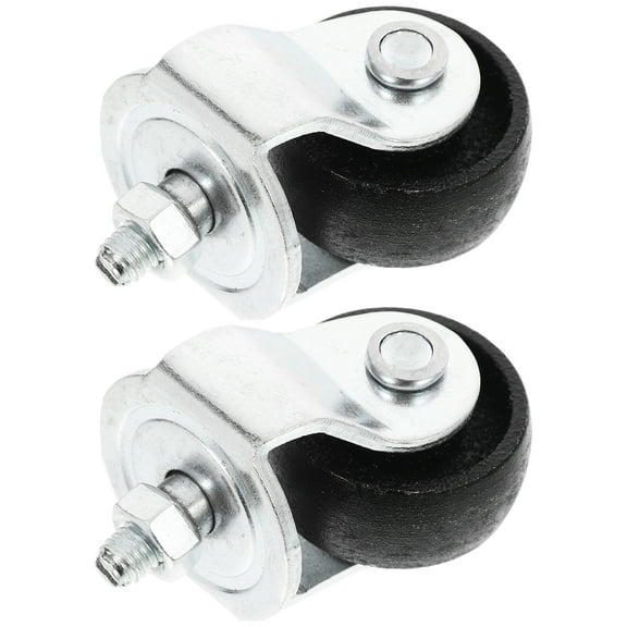 2pcs Caster Wheel 2 Ton Steel Trailer Jack Caster Wheel Replacement Horizontal Jack Caster Accessory