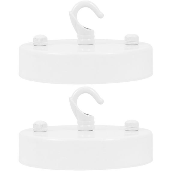 ibasenice 2Pcs European Style Zinc Alloy Ceiling Canopy Kit For Diy Lighting Assembly Wall Lights 3.93X3.93X0.79in