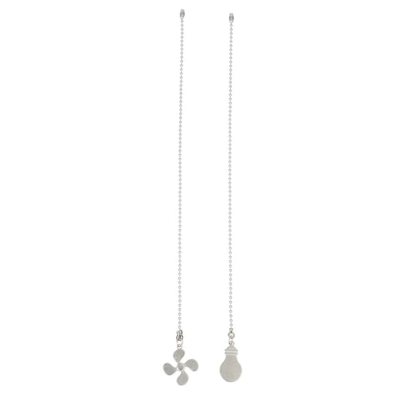 2-Pack Ceiling Light Pull Chains with Fan Chain Extensions for Chandelier and Pendant Light Fixtures Accessories