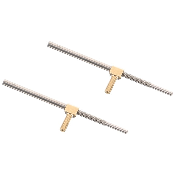 2pcs Professional Cello Bow Frog Repair Tool with Screws - Essential Cello Bow Accessory for Maintenance and Adjustment
