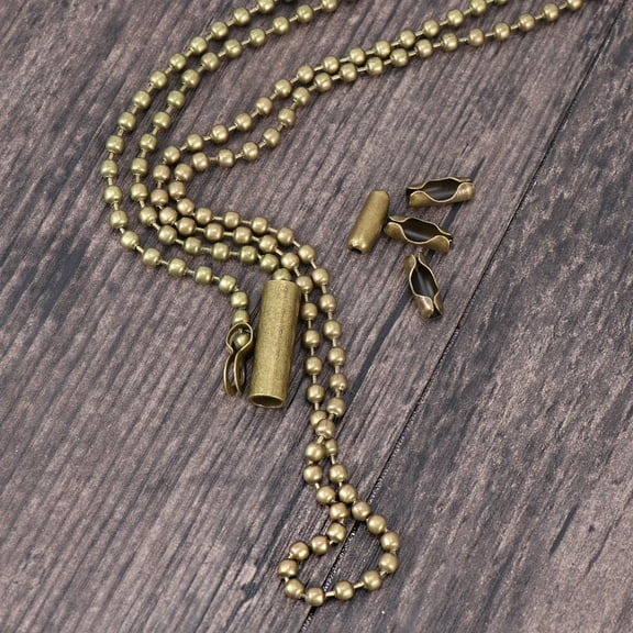 2pcs Chain Extender Lamp Chain Beaded Chandelier String Chain Extension for Ceiling Fans and Light Fixtures ( )