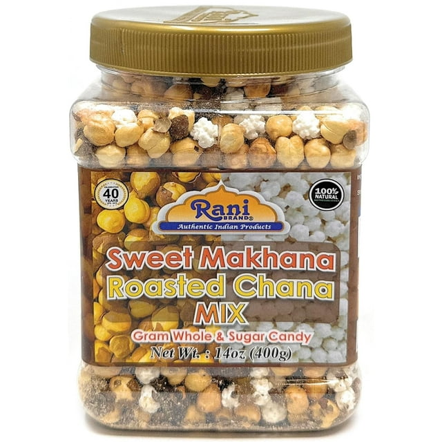 2pcs Chana (Chickpeas) Sweet Mix Flavor 14oz (400g) PET Jar All