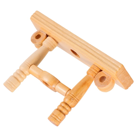 2pcs Chinese Circle Fan Display Holder Desktop Antique Style Round Fan Storage Racks Fan Display Bracket Handheld Fan Holder