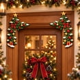 thumbnail image 1 of 2pcs Christmas Door Frame Corner Decor, Wooden Peeking Holiday Decorations for Left and Right Door Corners, Festive Christmas Wood Accents for Doorway and Seasonal Display, F, 1 of 5