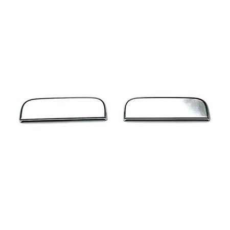 2pcs Chrome Silver Exterior Side Door Handle Frame Cover Trim For Hijet Truck 2021 2022