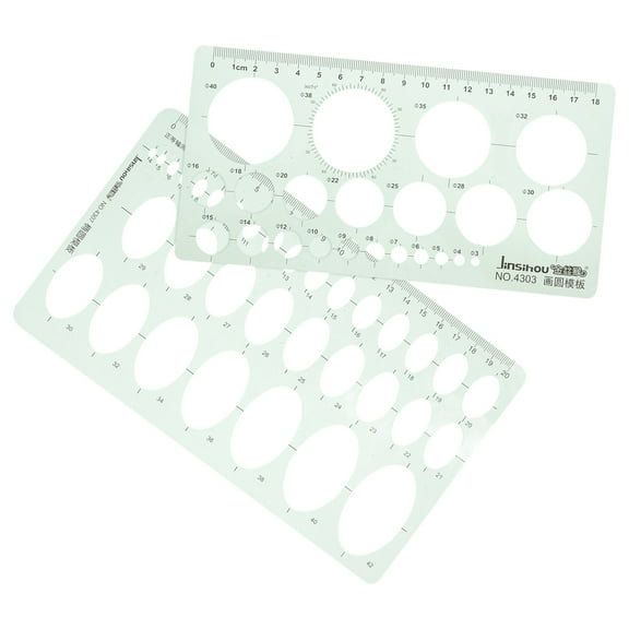 2pcs Circle Stencil Templates Drawing Mold Reusable Craft Template For Diy Circle Mold Craft Painting Template Stencil For Painting