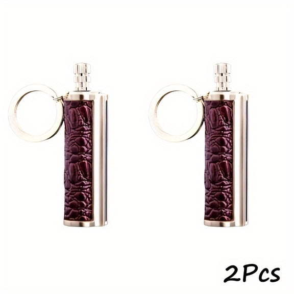 2pcs Classic Permanent Match Lighter | 10000 Uses Retro Metal Flint | Oil-Free Battery-Free Outdoor Emergency Fire Starter