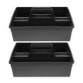 thumbnail image 1 of 2pcs Cleaning Supplies Basket Storage Basket Handheld Cleaning Tool Box Sundries Basket, 1 of 7
