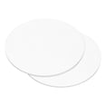 thumbnail image 1 of 2pcs Clear Acrylic Sheet 5"x0.12" Clear Cast with Protective Paper Signs DIY Display Round Transparent, 1 of 4