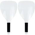 2pcs Clear Barber Face Cover for Hairdressing & Hairspray Protection