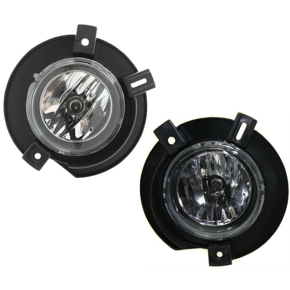 2pcs Clear Lens Fog Light For Ford Explorer Explorer Sport LH & RH w/ Bulbs