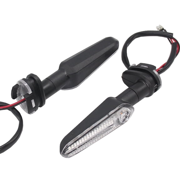 2pcs Clear Lens LED Turn Signal Lmap Amber Light For Yamaha FZ MT XSR YZF Tracer