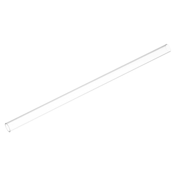 2pcs Clear Rigid Tubing Pipe 13mm(1/2") ID x 17mm OD 305mm Plastic Polycarbonate Tube