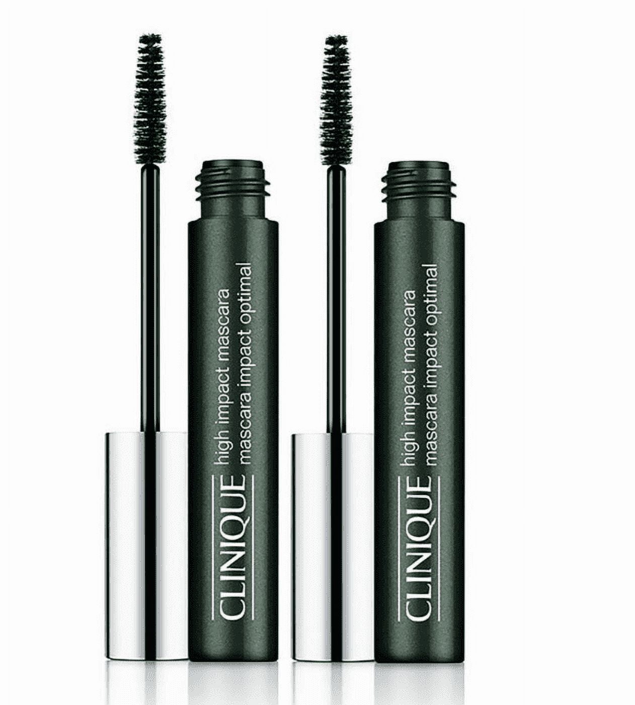 Clinique High Impact Mascara, 01 Black, 0.28 oz 2 Pack