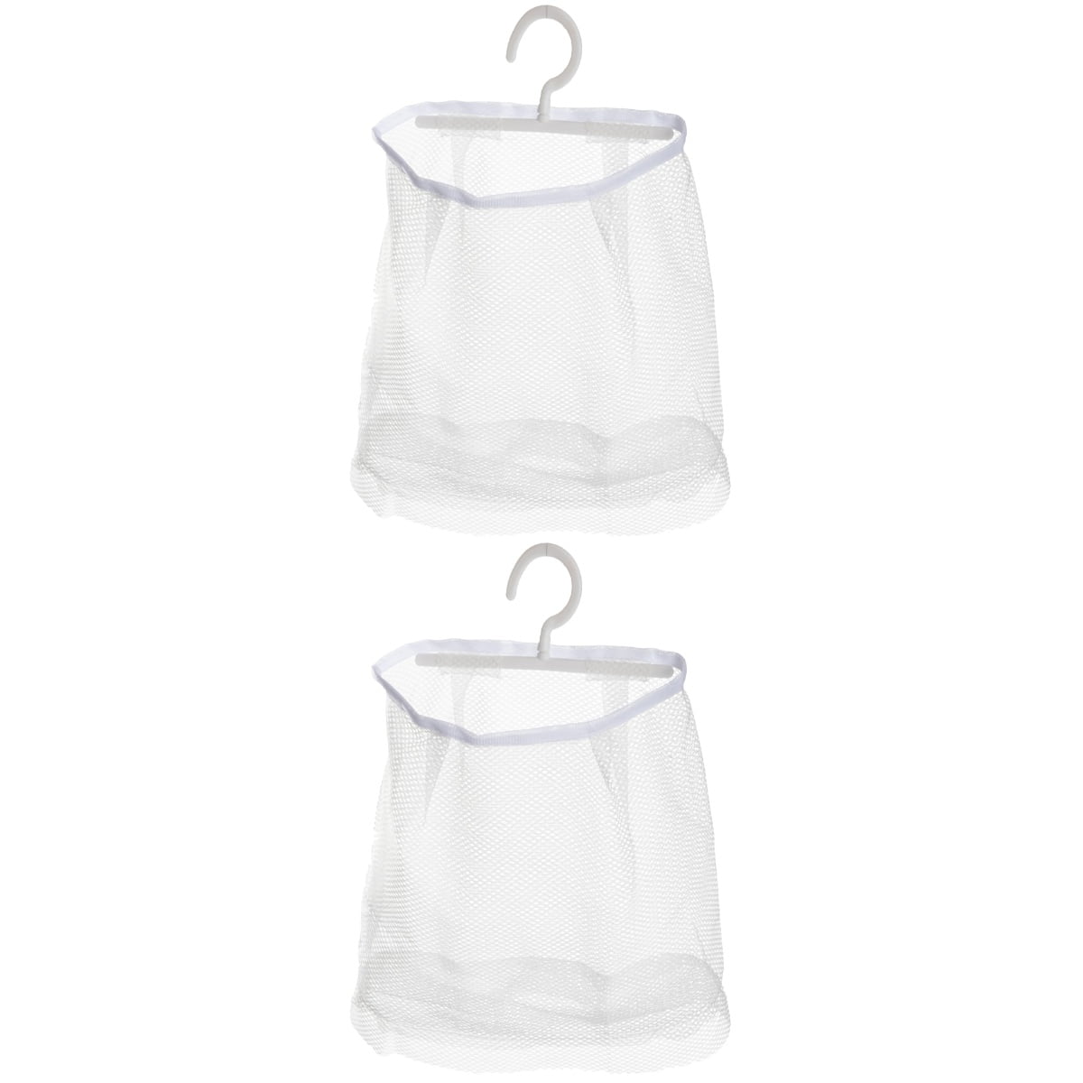 2pcs Clothespin Hanging Bag Hanging Storage Organizer Bag Clothespin
