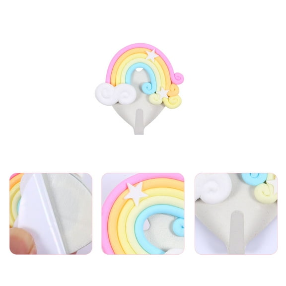 2pcs Kids Wall Hooks Cloud Rainbow Adhesive Heavy Duty Sticky Hooks for Hanging Clothes Hats Backpacks Towels