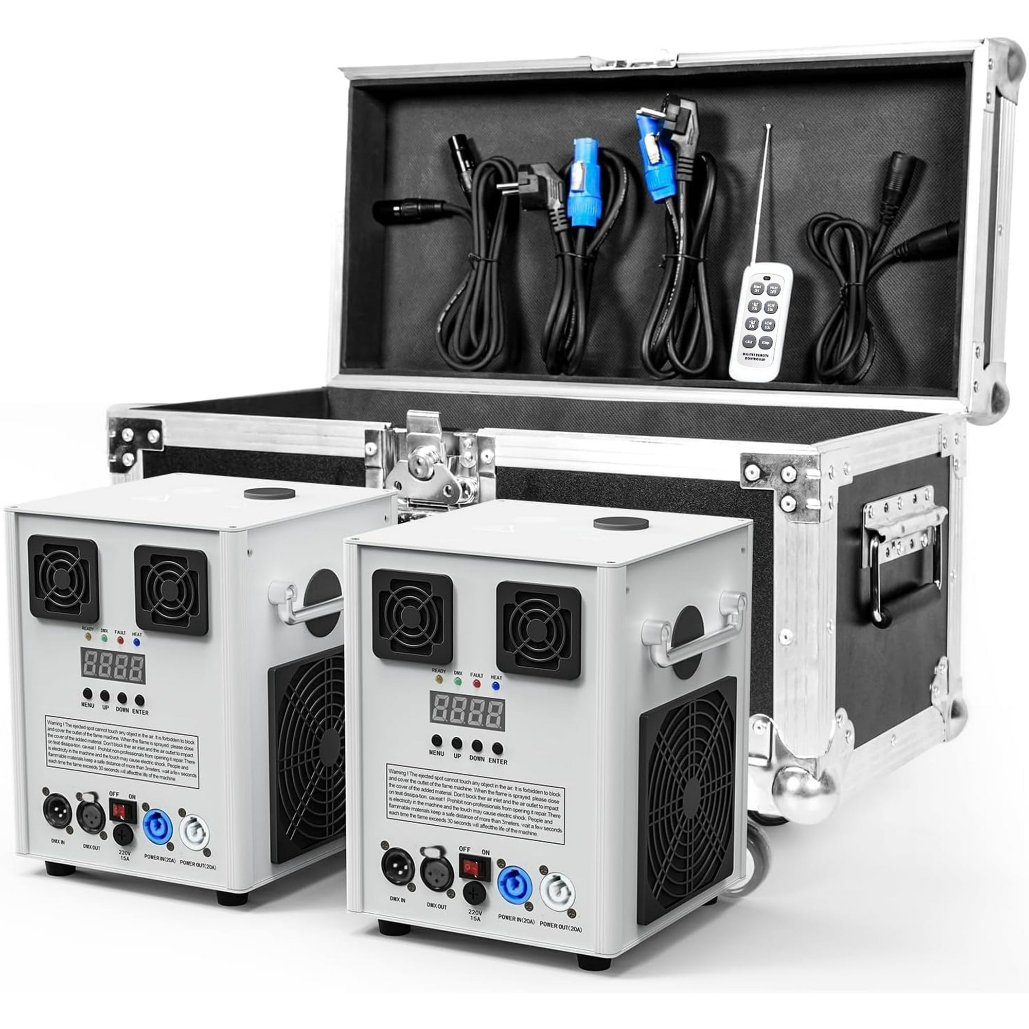 2pcs Cold Spark Firework Machine, 3 Gears Height Adjustable DMX Stage ...