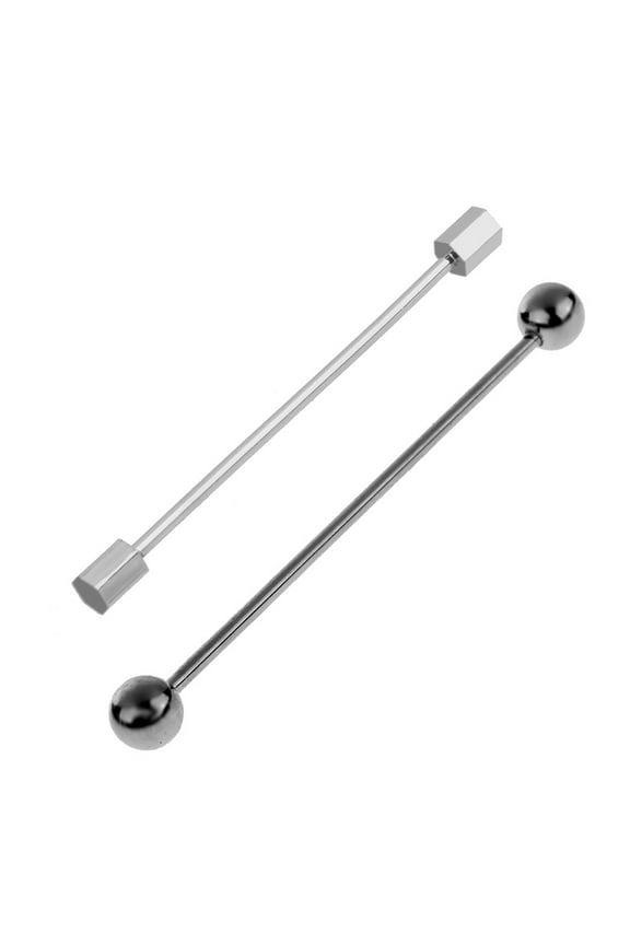2pcs Collar Bar Pin Shirts Tie Necktie Clasp lapel pin stick Brooch Men