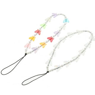 Mobile Strap Phone Charm Beads Chain Jewelry Crystal Stone Anti-Lost  Lanyard BD