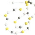 thumbnail image 1 of 2pcs Colorful Felt Ball String Ornament Girls Room Decor Hair Ball Hanging Pendant For Party Decor Garland Children DIY Supplies No.01, 1 of 7