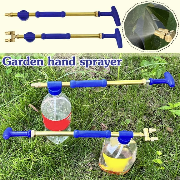 2pcs Combination Reciprocating Sprayer Coke Bottle Household Sprayer Metal Rod Micro Spray Manual Sprayer