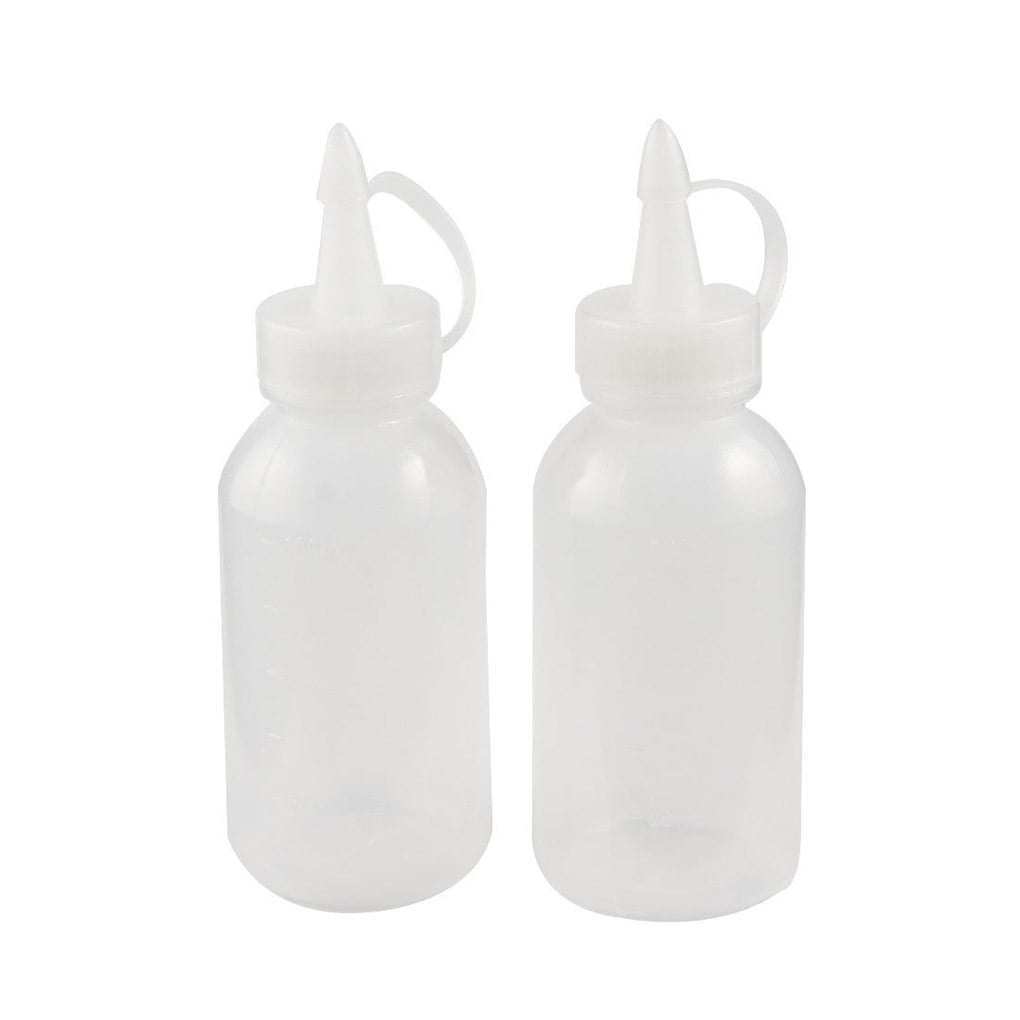 2pcs Condiment Squeeze Bottles, Plastic Squeeze Sauce Bottle Plastic
