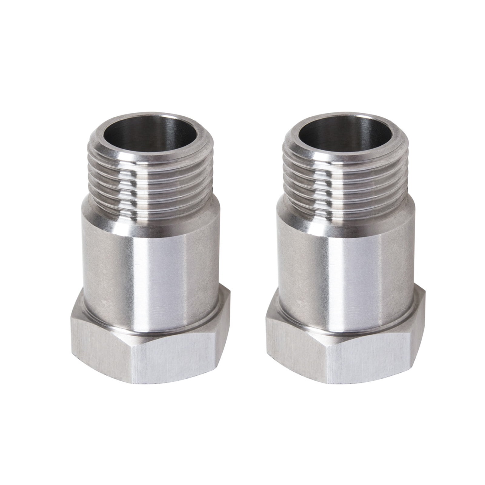 2pcs M18x1.5 Thread Adapter Oxygen Sensor Connector