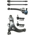 thumbnail image 1 of 2pcs Control Arms 4pcs Tie Rod Ends Suspension Kit Front Lower Side Rubber Bushing for Pontiac,for Chevy,for Buick, 1 of 5