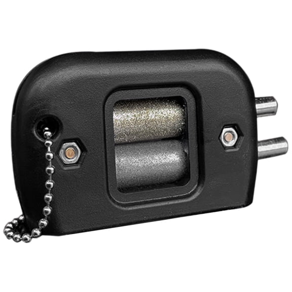 USHOBE 2Pcs Small Portable Skate Sharpener with Adjustable Screw for Ice Skate Blades