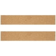 thumbnail image 1 of 2pcs Cork Board Strips Cork Bulletin Bar Strips Frameless Memo Board for Office, 1 of 8