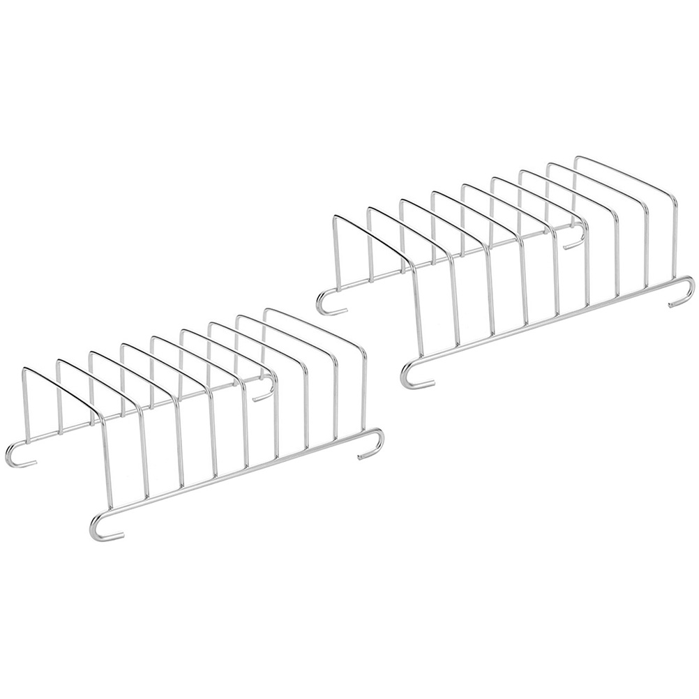 2pcs Countertop Toast Rack Stainless Steel Bread Rack Kitchen Toast