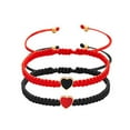 thumbnail image 1 of 2pcs Couple Heart shape Friendship Bracelets For Lover Valentines Day.UK K7W0, 1 of 8