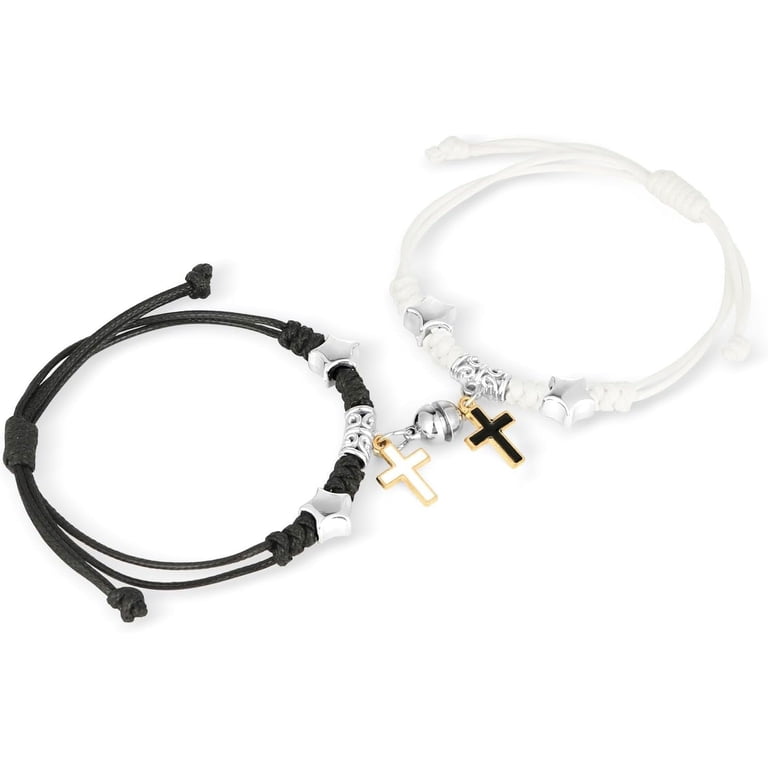 2pcs Couples Bracelets for Women Men, Matching Bracelets for
